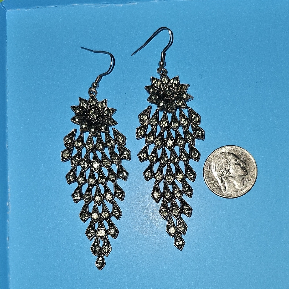 Elegant Silver Dangle Earrings